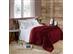 Edredom Casal Plush Flannel Vermelho Escuro/Claro 1pc - 5