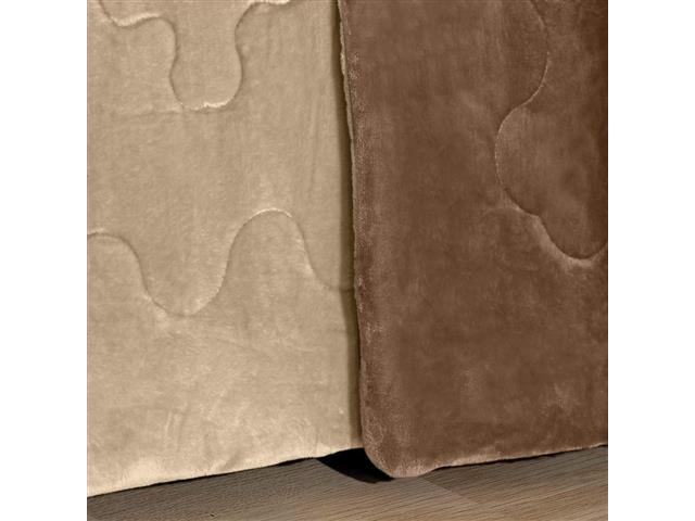 Edredom Solteiro Khaki Dupla Face 150x200 Plush Flanel - 3