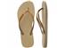 Chinelo Havaianas Slim Glitter Ii Areia/Dourado Claro Metalico Tam 41- - 1