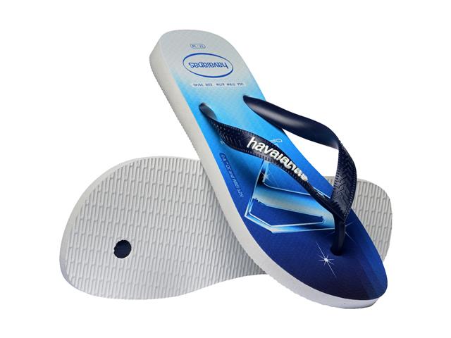 Chinelo Havaianas Top Herois Dc Branco/Marinho Tam 37-38 - 3