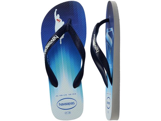 Chinelo Havaianas Top Herois Dc Branco/Marinho Tam 39-40 - 4