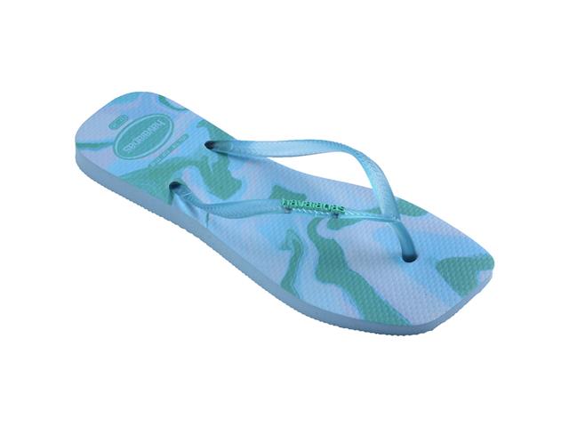 Chinelo Havaianas Square Jelly Fc Azul Lavanda Tam 37-38 - 1