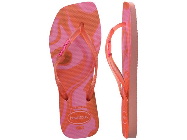 Chinelo Havaianas Square Jelly Fc Blossom Tam 33-34 - 4