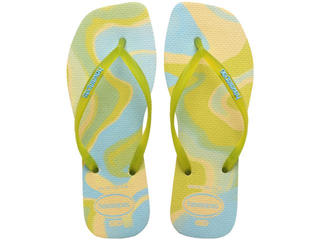 Chinelo Havaianas Square Jelly Fc Buttercream Tam 41-42