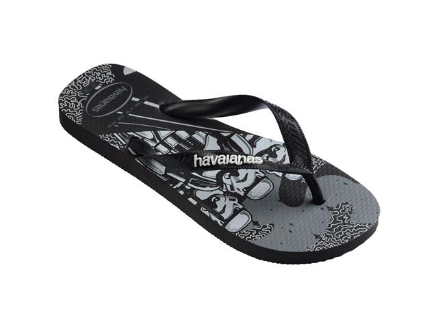 Chinelo Havaianas Star Wars Preto/Preto/Branco Tam 43-44 - 1