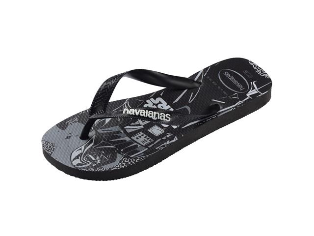 Chinelo Havaianas Star Wars Preto/Preto/Branco Tam 43-44 - 5