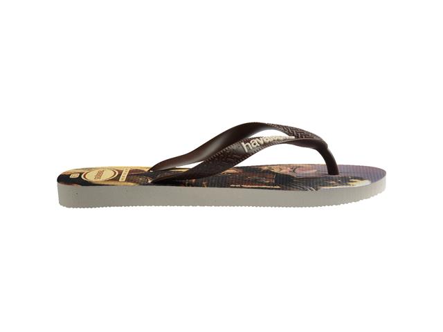 Chinelo Havaianas Star Wars Bege/Bege Tam 43-44 - 2