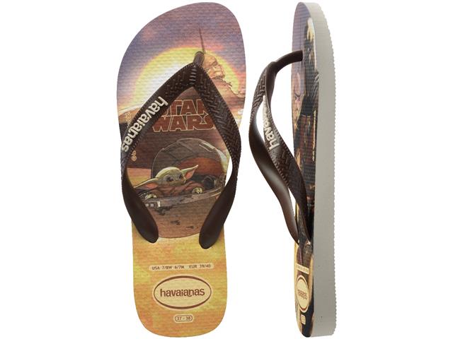 Chinelo Havaianas Star Wars Bege/Bege Tam 43-44 - 4