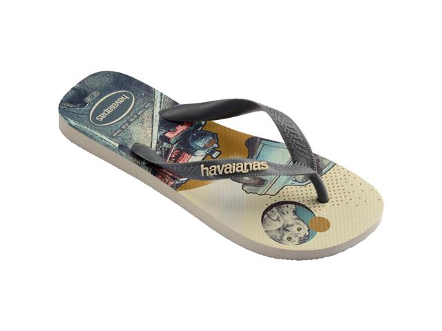 Chinelo Havaianas Harry Potter Bege Palha/Cinza Aco Tam 35-36 - 1