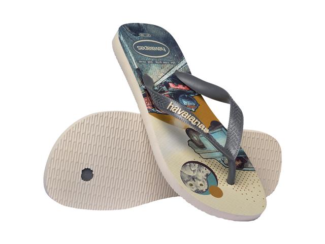 Chinelo Havaianas Harry Potter Bege Palha/Cinza Aco Tam 41-42 - 3