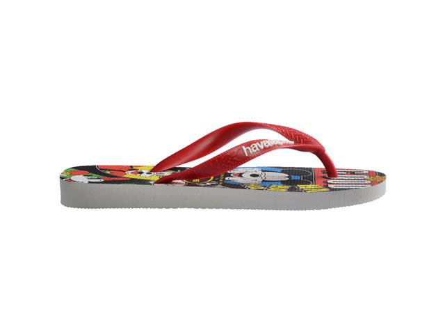 Chinelo Havaianas Top D Classics Branco/Vermelho Hibisco Tam 33-34 - 2