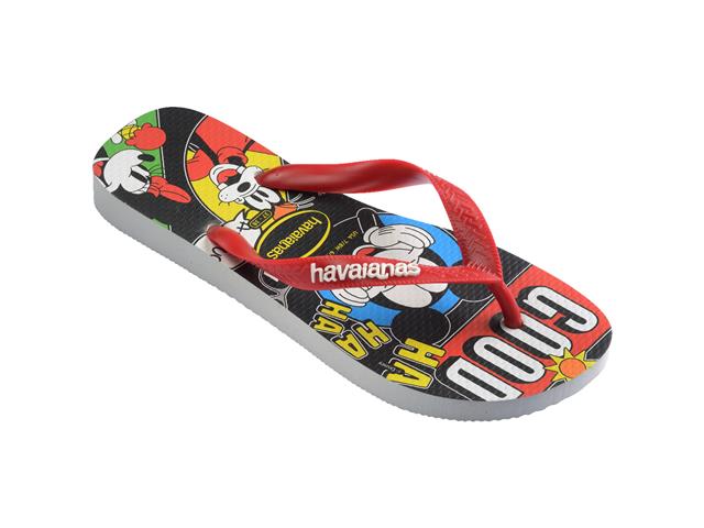 Chinelo Havaianas Top D Classics Branco/Vermelho Hibisco Tam 37-38 - 1