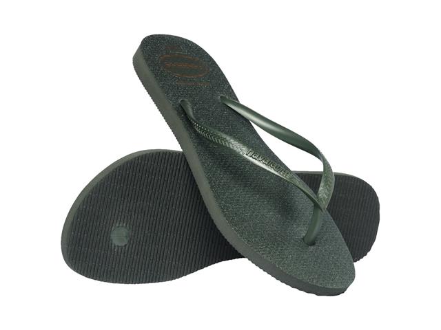 Chinelo Havaianas Slim Gloss Verde Olive Tam 37-38 - 1