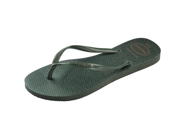 Chinelo Havaianas Slim Gloss Verde Olive Tam 39-40 - 5