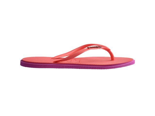 Chinelo Havaianas Slim Point Rosa Gum/Coral Tropical Tam 37-38 - 2