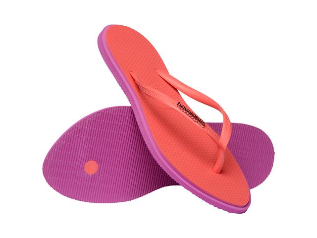 Chinelo Havaianas Slim Point Rosa Gum/Coral Tropical Tam 41-42 - 3