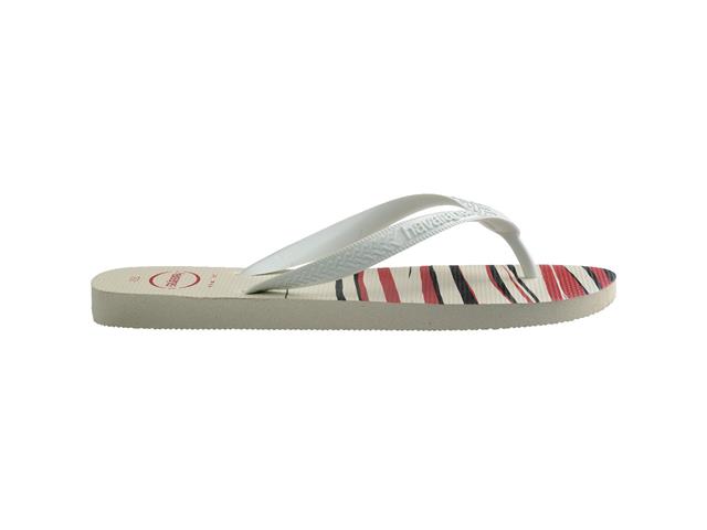 Chinelo Havaianas Top Basic - Branco/Vermelho Tam 37-38 - 2