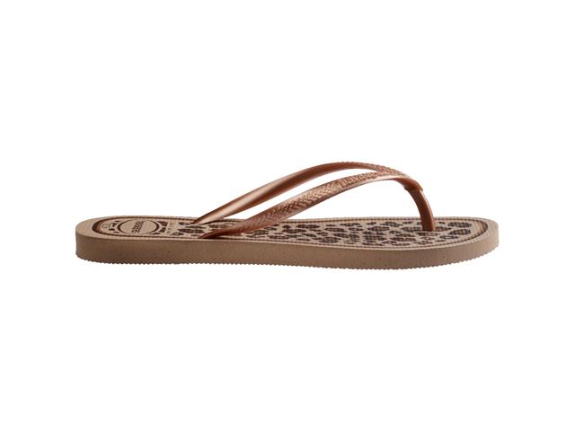 Chinelo Havaianas Slim Animals Rose Gold/Rose Gold Tam 33-34 - 2