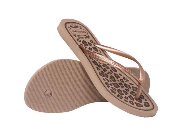Chinelo Havaianas Slim Animals Rose Gold/Rose Gold Tam 35-36 - 3