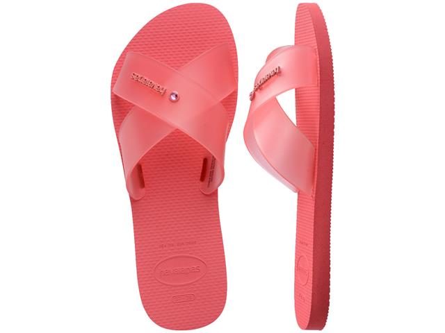 Chinelo Havaianas Aqua Jelly Fc Coral Tropical Tam 33-34 - 4