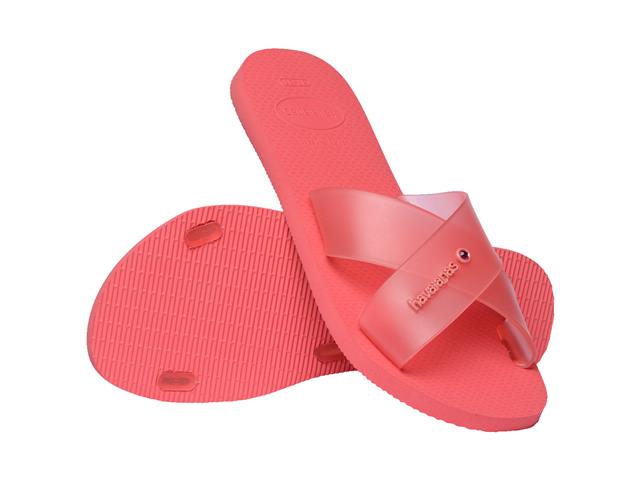 Chinelo Havaianas Aqua Jelly Fc Coral Tropical Tam 41-42 - 3