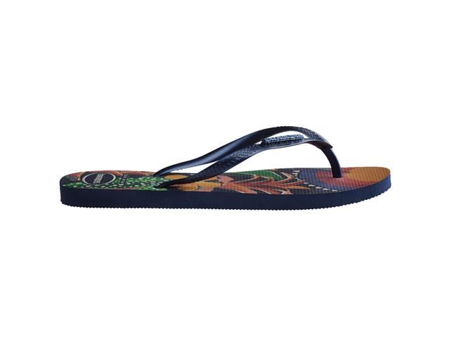 Chinelo Havaianas Slim Tropical Marinho/Marinho Tam 33-34 - 2