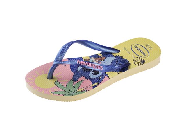 Chinelo Havaianas Kids Slim Disney Fc Buttercream Tam 29-30 - 5