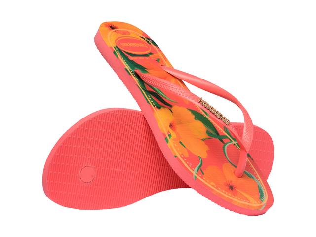 Chinelo Havaianas Slim Tropical Coral Tropical Tam 35-36 - 3