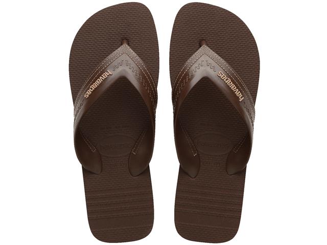 Chinelo Havaianas Hybrid Be Cafe/Cafe