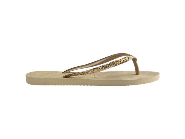 Chinelo Havaianas Slim Glitter Ii Areia - 2