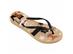 Chinelo Havaianas Slim Pets Dourado/Preto - 1