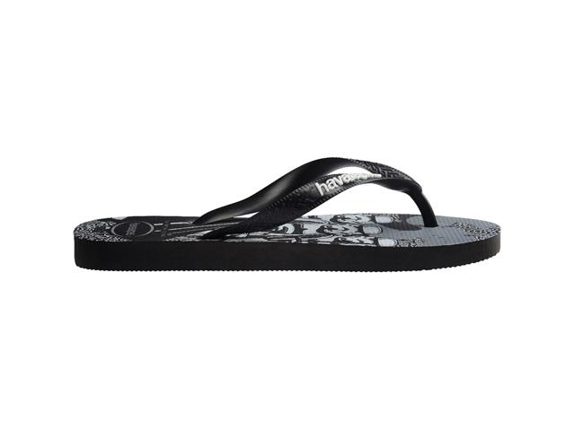 Chinelo Havaianas Star Wars Preto/Preto/Branco - 2