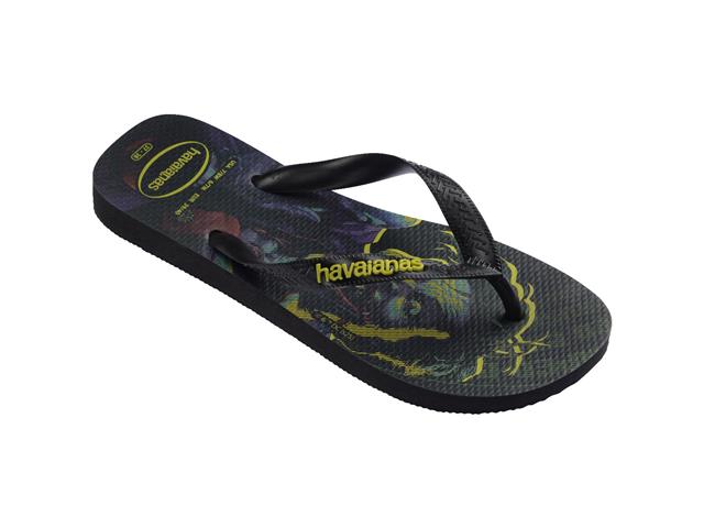 Chinelo Havaianas Top Herois Dc Preto/Preto/Preto - 1