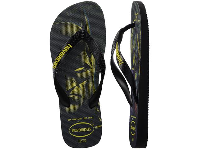 Chinelo Havaianas Top Herois Dc Preto/Preto/Preto - 4