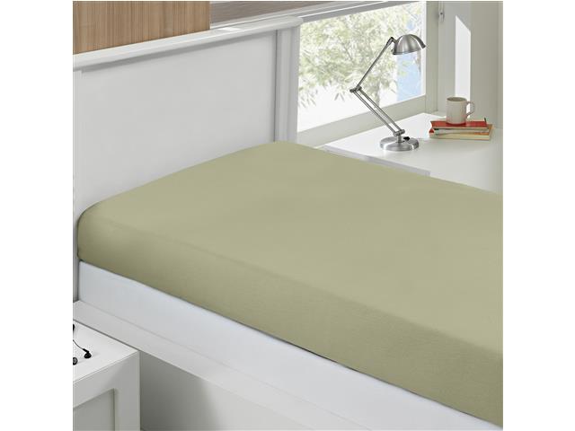 Lencol King Basic Rolinho Malha Liso 278 Verde...