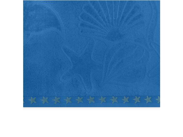 Toalha Golfinho Praia 714103 81x150 5589 Azul Bic 1pc - 3