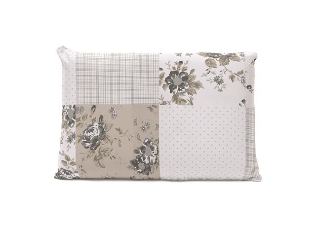 Jogo Cama Quen Basic Rolinho Est.Scarlet Cinza 3pc - 1