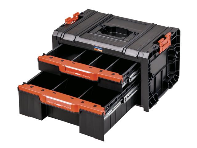 Caixa Plástica Modular Tramontina PRO com Duas Gavetas - 1