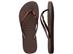 Chinelo Havaianas Slim Glitter Ii Café Tam 35-36 - 4