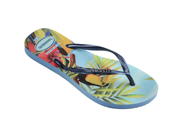 Chinelo Havaianas Slim Tropical Azul/Azul Tam 41-42 - 1