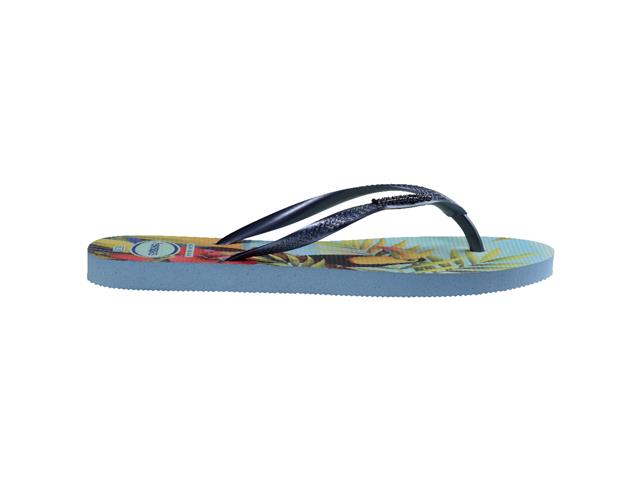 Chinelo Havaianas Slim Tropical Azul/Azul Tam 41-42 - 2