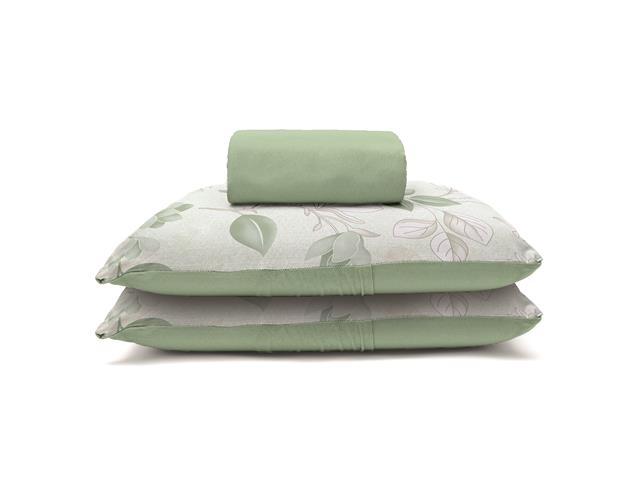 Jogo Cama King Basic Rolinho Est.Dominique Ver...