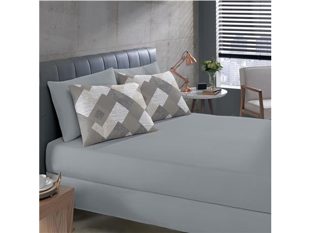 Fronha Basic Estampada 182/Germano Cinza 1pc