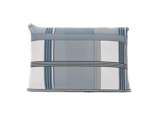 Jogo Cama King Basic Rolinho Est.Oliver Azul 3pc - 2