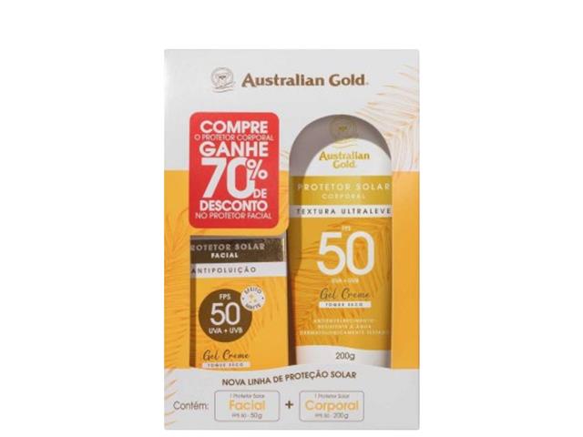 Kit Protetor Solar Australian Gold FP...