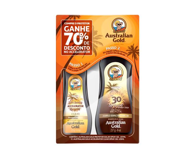 Estojo Protetor Solar Australian Gold FPS 30 2...