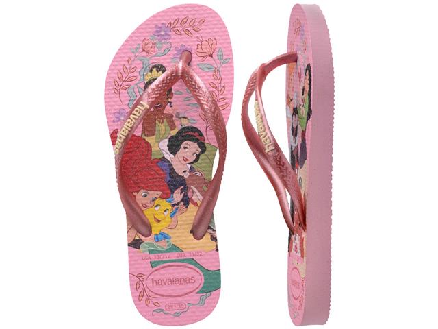 Chinelo Havaianas Kids Slim Princess Rosa/Rosa Tam 25-26 - 4