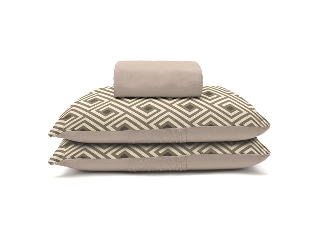 Jogo de Cama Casal Buettner Basic Estampado De...