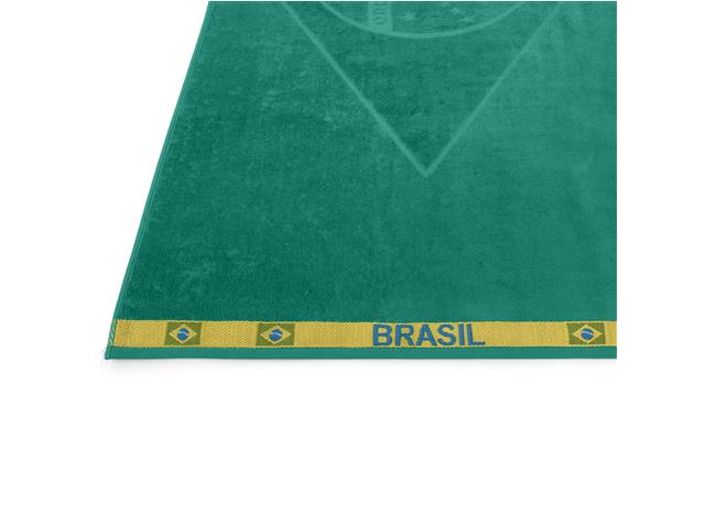 Toalha de Praia Buettner Bandeira Brasil Ouro 70x140 cm 1 Peça - 1