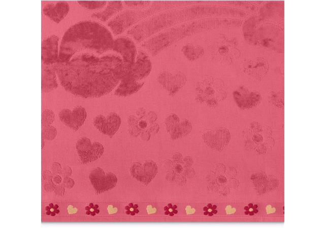 Toalha Infantil Buettner Unicórnio Rosa Chiclete 70x120 cm 1 Peça - 2